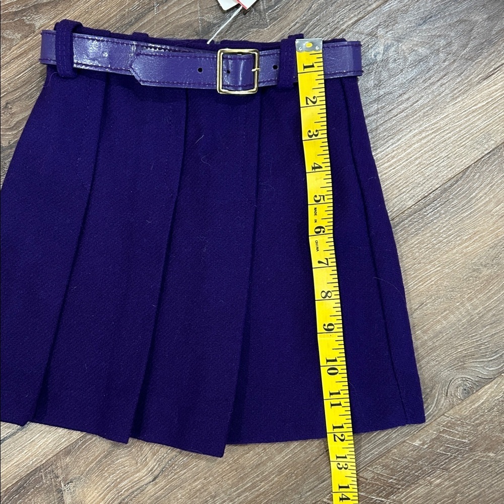 Vintage Stevens Fabrics Wool Skirt Girls Size 24/5 wonder bond fabric 85%Wool - Picture 9 of 15